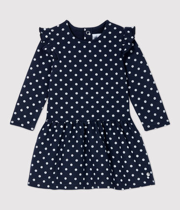 PETIT BATEAU - Robe en molleton bébé.