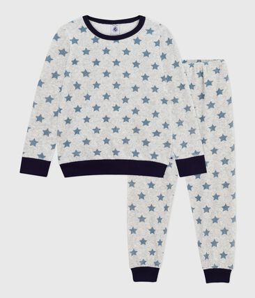 Pyjama enfant en velours imprimé etoiles