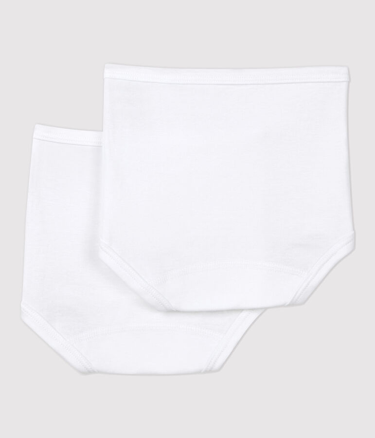 Lot de 2 de culottes blanches b&eacute;b&eacute; variante 1