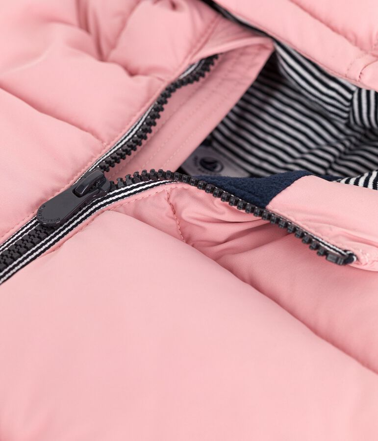 Doudoune enfant unie rose CHARME
