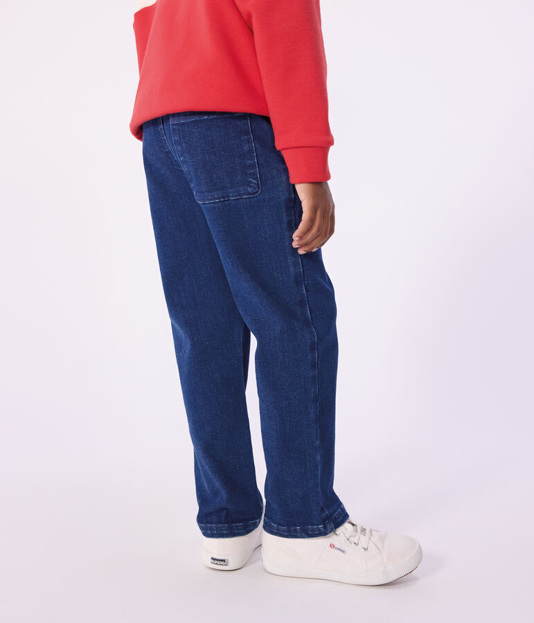 Pantalon enfant en denim bleu BRUT MOYEN