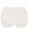 Culotte bloomer bébé fille en lin blanc MARSHMALLOW