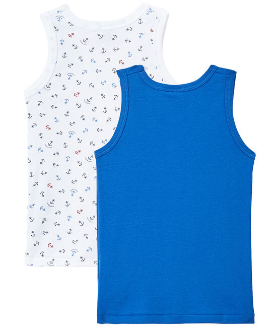 Lot de 2 débardeurs garçon blanc LOT