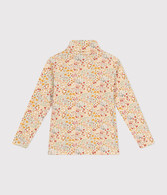 Sous-pull en coton enfant fille AVALANCHE/ CUIVRE/ MULTICO