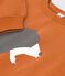 Sweatshirt imprimé en molleton enfant fille / garçon marron ECUREUIL