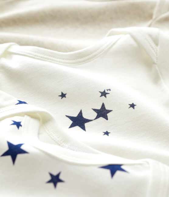 Lot de 3 bodies étoiles manches longues en coton variante 1