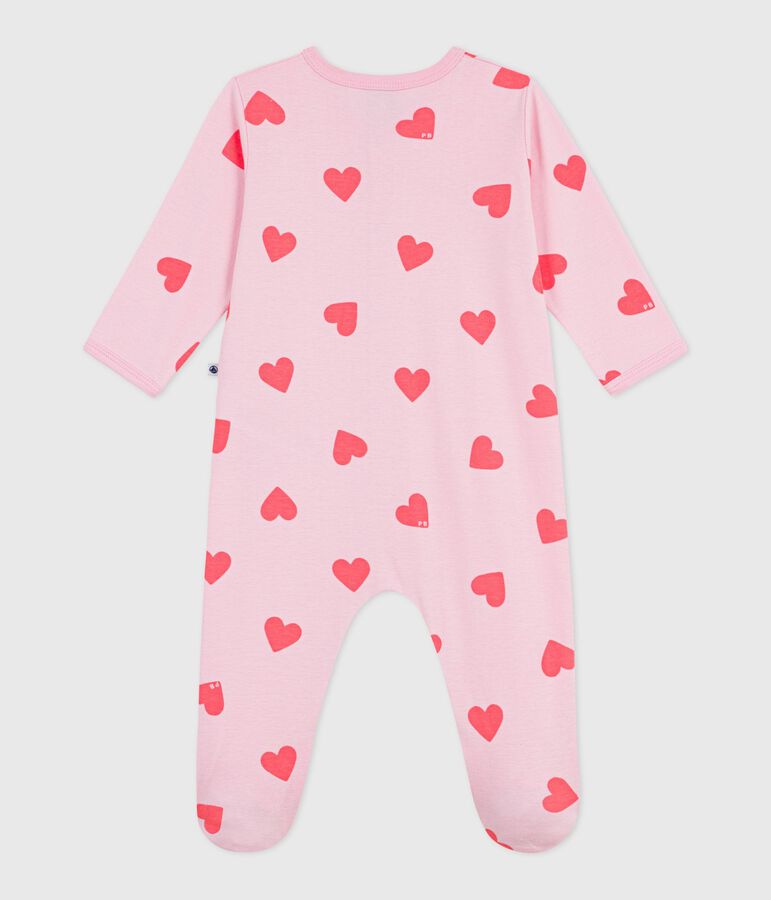 Pyjama b&eacute;b&eacute; en coton imprim&eacute; c&oelig;urs MARQUISE/ PEACHY