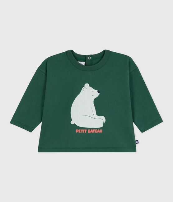 Tee-shirt bébé en coton à manches longues, motif chat WILLOW