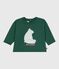 Tee-shirt bébé en coton à manches longues, motif chat WILLOW