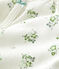 Combicourt bébé imprimé végétal en lin et coton blanc MARSHMALLOW/blanc MULTICO