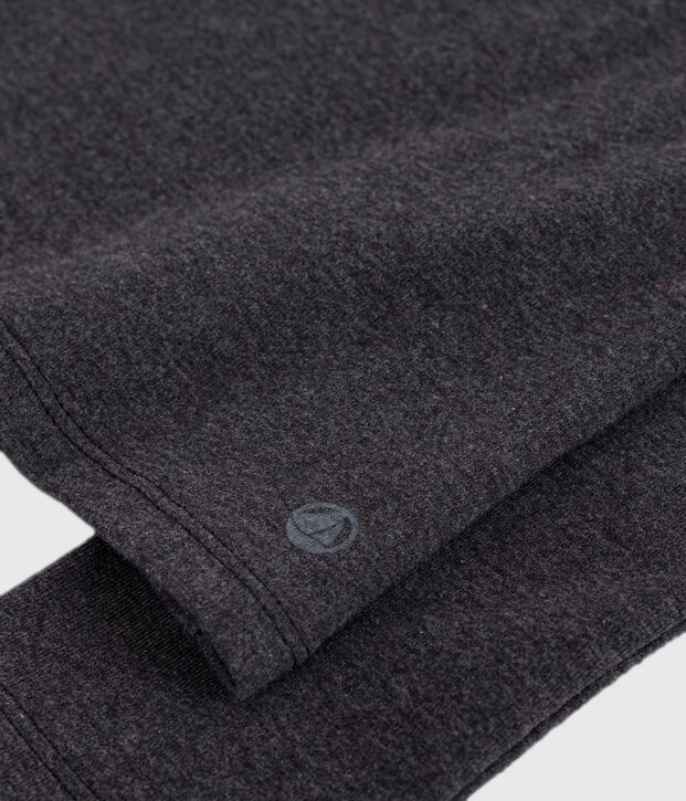 Tee-shirt femme l'iconique en coton manches longues gris