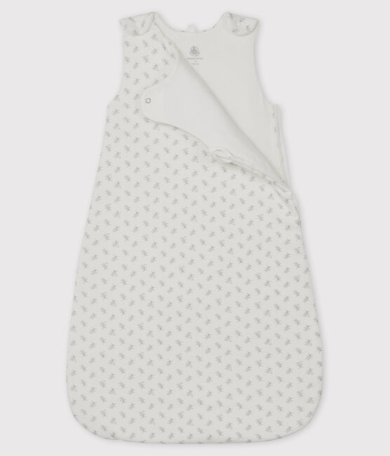 Gigoteuse bébé en côte blanc MARSHMALLOW/blanc MULTICO