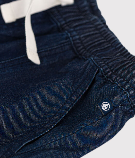 Short en denim léger enfant fille bleu DENIM