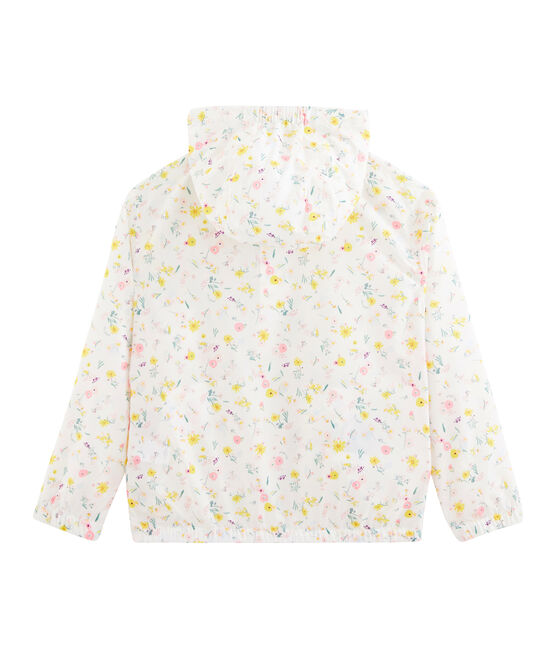Coupe-vent enfant fille blanc MARSHMALLOW/blanc MULTICO