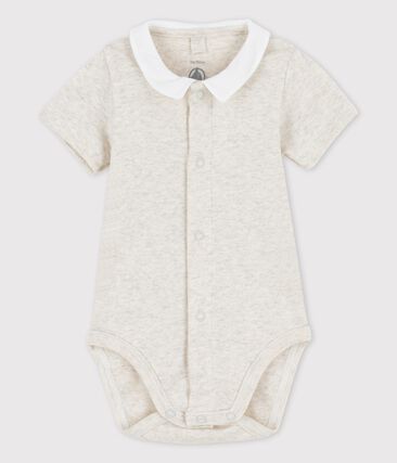 PETIT BATEAU - Body à col manches courtes en coton bio bébé