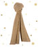 Écharpe doré pour femme marron BRINDILLE/jaune DORE