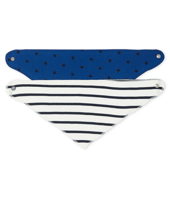 Lot de 2 bandanas-bavoirs bébé garçon variante 2