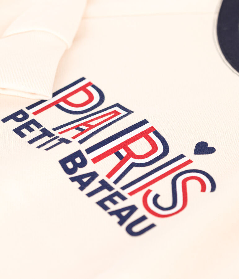 Sweatshirt en molleton femme &eacute;cru AVALANCHE