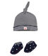 Lot bonnet et chaussons bébé garçon