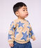 Sweatshirt b&eacute;b&eacute; en coton imprim&eacute; c&oelig;urs beige/multicouleur