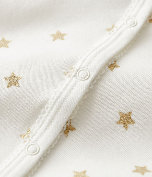 Combicourt b&eacute;b&eacute; en c&ocirc;te blanc/jaune