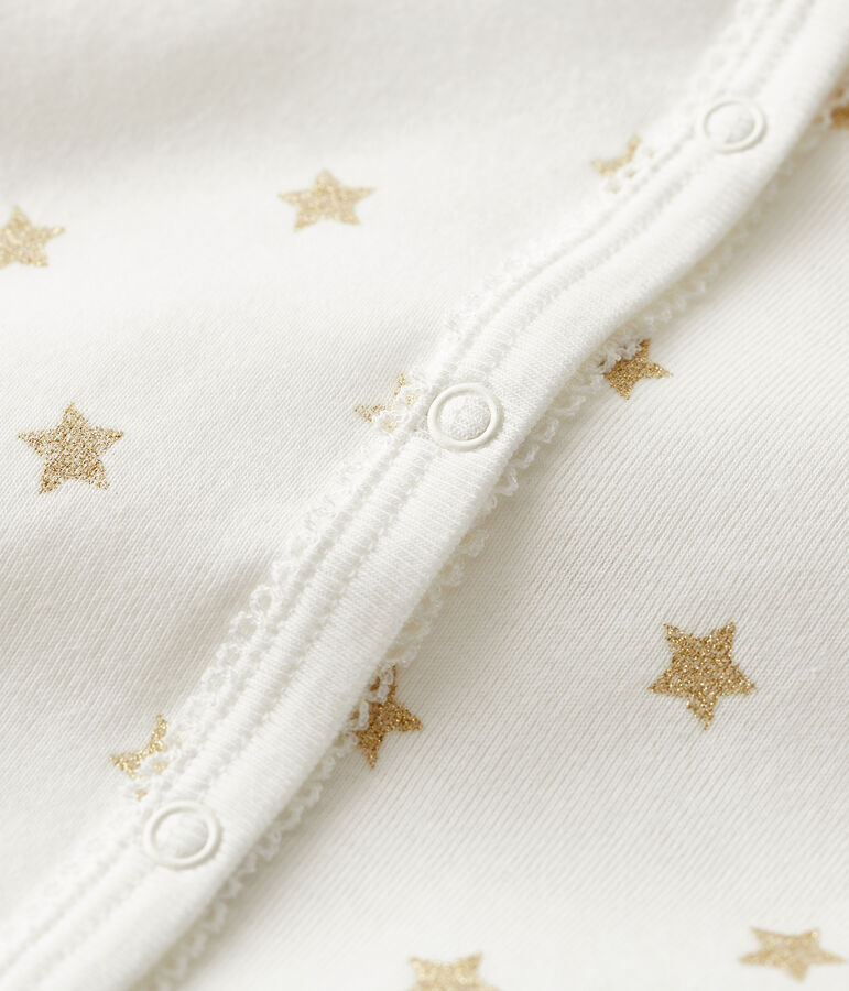 Combicourt b&eacute;b&eacute; en c&ocirc;te blanc/jaune