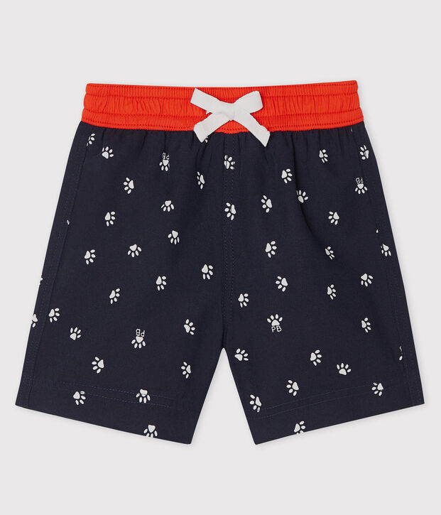 Short de plage b&eacute;b&eacute; gar&ccedil;on imprim&eacute; bleu/multicouleur