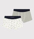 Lot de 2 boxers dromadaires en coton petit garçon