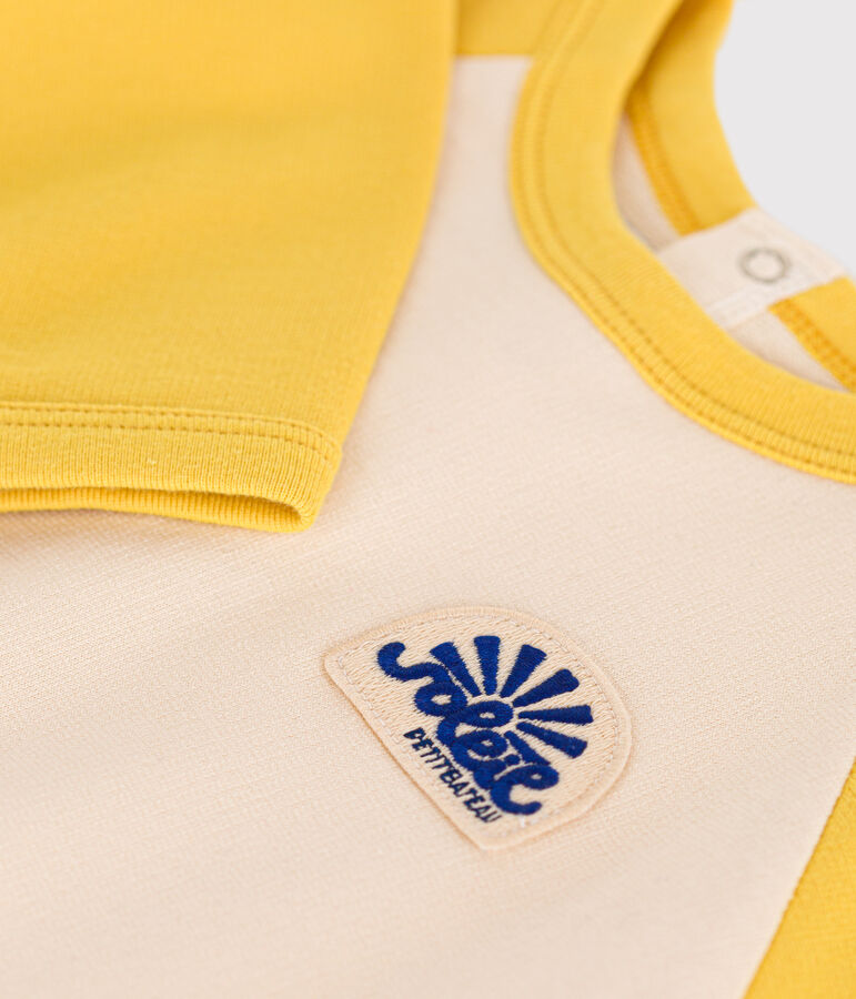 Sweatshirt en molleton l&eacute;ger b&eacute;b&eacute; jaune AVALANCHE/ NECTAR