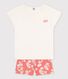 Pyjacourt fille en coton