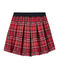 Jupe enfant fille rouge TERKUIT/blanc MULTICO