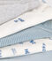 Lot de 5 bodies manches longues bébé en coton variante 1