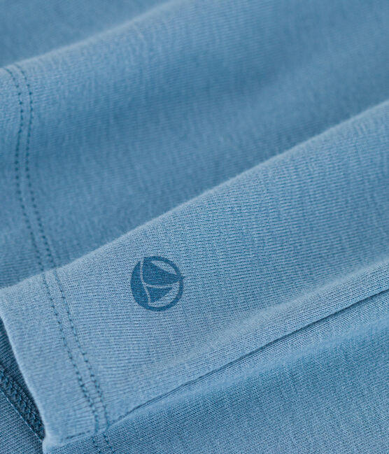 Tee-shirt L'ICONIQUE col rond en coton Femme bleu AZUL