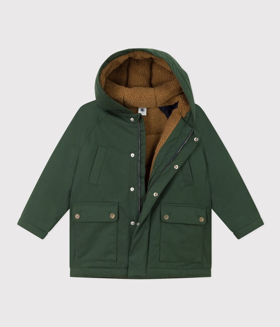 Parka enfant fille / garçon vert AVORIAZ