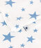 Pyjama enfant en coton imprimé étoiles blanc MARSHMALLOW/bleu ALASKA