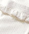 Legging en coton bébé. blanc MARSHMALLOW/gris ARGENT
