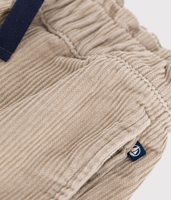 Short en velours enfant fille HUITRE