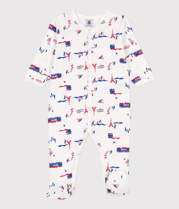 Dors-bien Paris en coton blanc/multicouleur