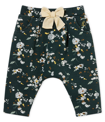 Pantalon En Molleton Chaud Imprime Bebe Fille Sherwood Multico Petit Bateau