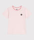 Teeshirt enfant en coton manches courtes uni