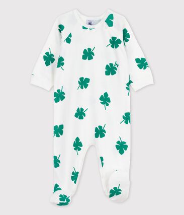 PETIT BATEAU - Dors-bien bébé imprimé végétal en coton biologique