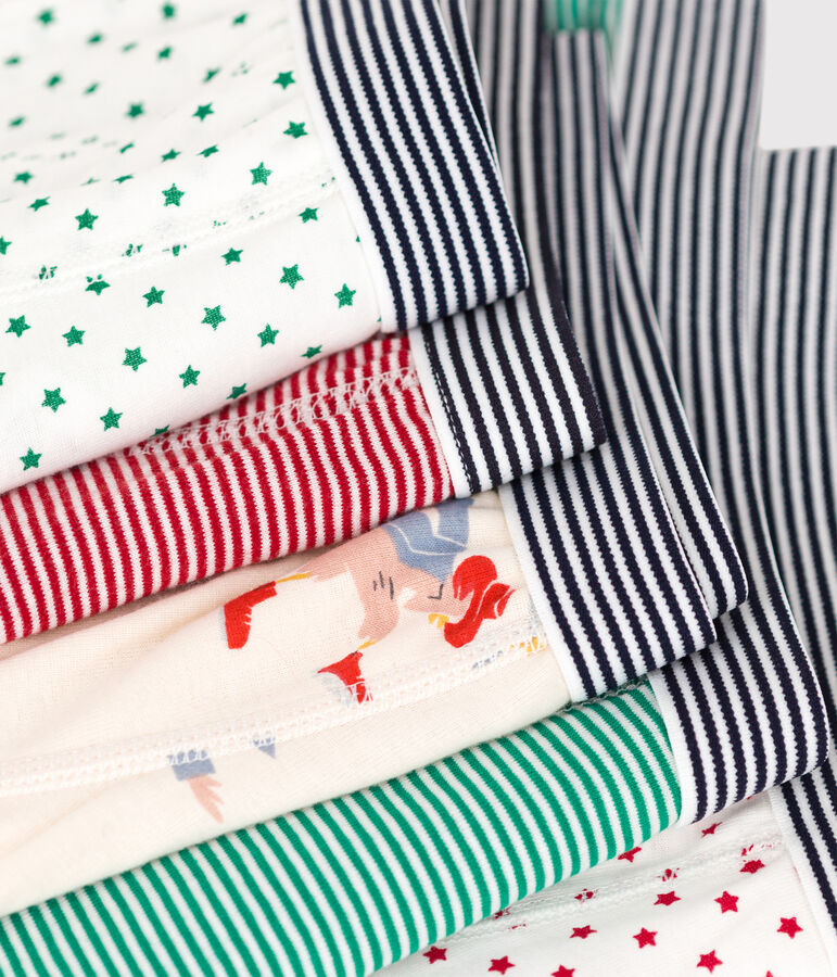 Lot de 5 boxers petit gar&ccedil;on en coton dont un phosphorescent variante 1