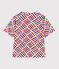 Tee-shirt LE BOXY en coton Femme blanc AVALANCHE+STOP/ MULTICO