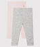 Lot de 2 leggings bébé fille variante 2