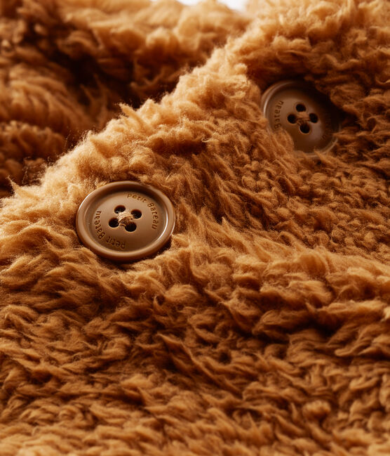 Manteau sherpa bébé mixte marron BRINDILLE