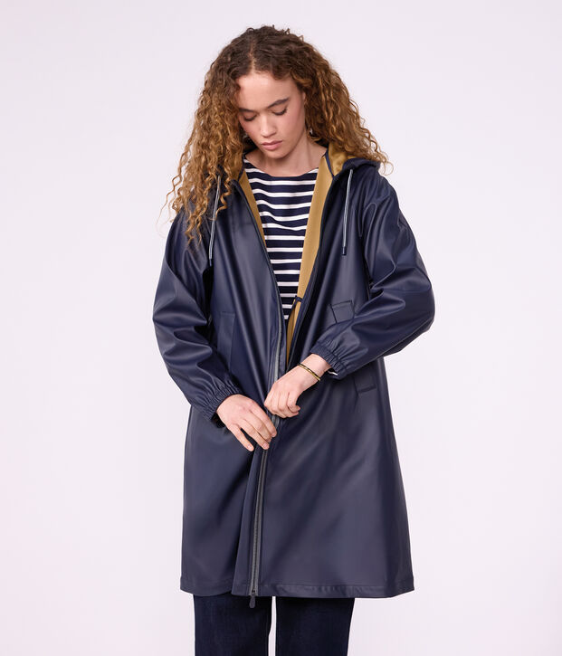 Cir&eacute; long femme bicolore bleu marine