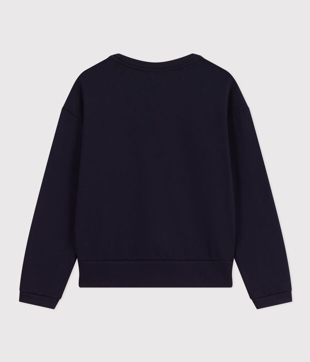 Sweatshirt en molleton femme bleu