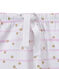 Short pour fille blanc ECUME/rose ROSE/ OR