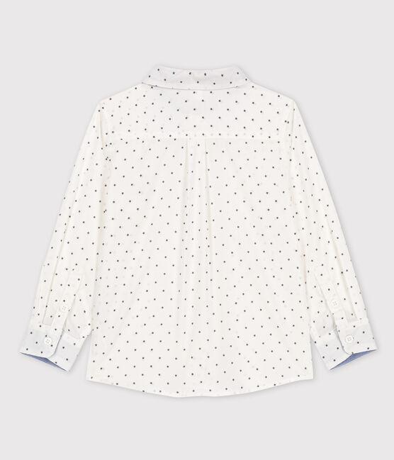 Chemise imprimée enfant garçon beige COQUILLE/gris MAKI