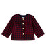 Cardigan vichy bébé fille